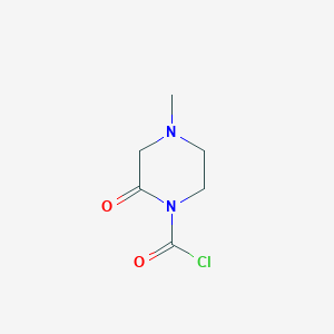 4-Methyl-2-oxopiperazine-1-carbonyl chloride