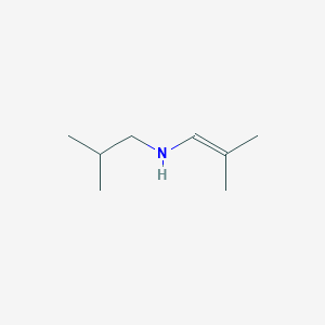 (2-Methylprop-1-en-1-yl)(2-methylpropyl)amine