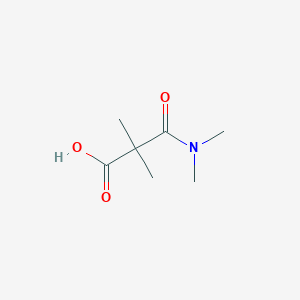 3-(Dimethylamino)-2,2-dimethyl-3-oxopropanoic acid