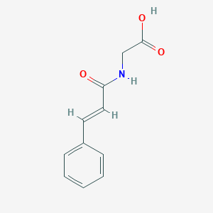 molecular formula C₁₁H₁₁NO₃ B032772 肉桂酰甘氨酸 CAS No. 16534-24-0
