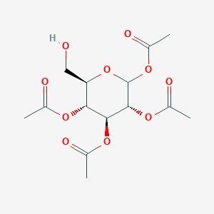 molecular formula C14H20O10 B3277214 (3R,4S,5R,6R)-6-(羟甲基)四氢-2H-吡喃-2,3,4,5-四乙酸酯 CAS No. 65620-65-7