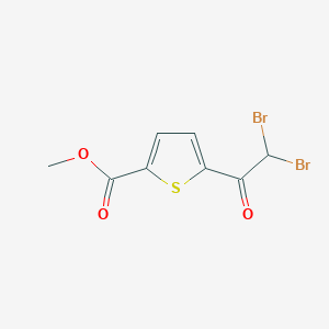 5-(2,2-Dibromo-acetyl)-thiophene-2-carboxylic acid methyl ester