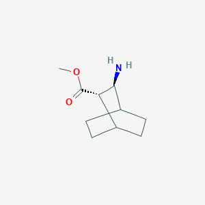 molecular formula C10H17NO2 B3277224 (2S,3S)-Methyl 3-aminobicyclo[2.2.2]octane-2-carboxylate CAS No. 65641-66-9