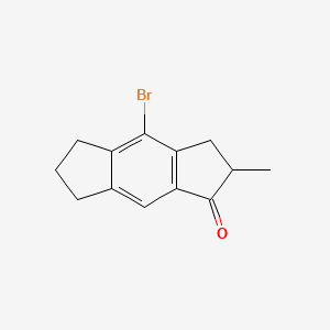 molecular formula C13H13BrO B3277226 4-溴-2-甲基-2,3,6,7-四氢-s-茚满-1(5H)-酮 CAS No. 656800-67-8