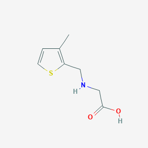 molecular formula C8H11NO2S B3277232 [(3-Methyl-thiophen-2-ylmethyl)-amino]-acetic acid CAS No. 656814-94-7