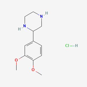 2-(3,4-Dimethoxyphenyl)-piperazine hydrochloride