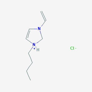 molecular formula C9H17ClN2 B3277287 1H-Imidazolium, 1-butyl-3-ethenyl-, chloride CAS No. 657394-63-3