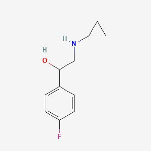 2-(Cyclopropylamino)-1-(4-fluorophenyl)ethan-1-ol