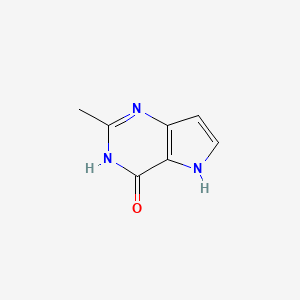 2-Methyl-1H-pyrrolo[3,2-d]pyrimidin-4(5H)-one