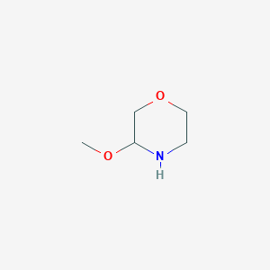 molecular formula C5H11NO2 B3277335 3-Methoxymorpholine CAS No. 658062-04-5