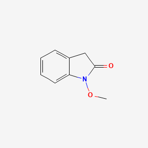 molecular formula C9H9NO2 B3277348 1-甲氧基-2-吲哚酮 CAS No. 65816-14-0