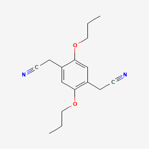 [4-(Cyanomethyl)-2,5-dipropoxyphenyl]acetonitrile