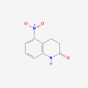 molecular formula C9H8N2O3 B3277393 5-Nitro-3,4-dihydroquinolin-2(1H)-one CAS No. 65887-63-0