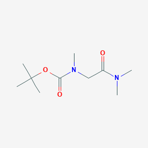 molecular formula C10H20N2O3 B3277400 Dimethylcarbamoylmethyl-methyl-carbamic acid tert-butyl ester CAS No. 65918-90-3