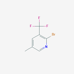 molecular formula C7H5BrF3N B3277433 2-Bromo-5-methyl-3-(trifluoromethyl)pyridine CAS No. 65996-08-9