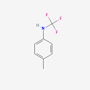 molecular formula C8H8F3N B3277447 4-methyl-N-(trifluoromethyl)aniline CAS No. 660-32-2