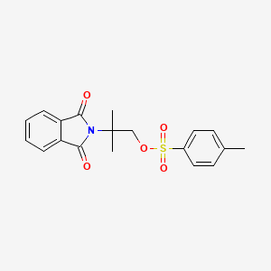 molecular formula C19H19NO5S B3277471 [2-(1,3-Dioxoisoindol-2-yl)-2-methylpropyl] 4-methylbenzenesulfonate CAS No. 66072-88-6