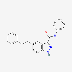 5-phenethyl-N-phenyl-1H-indazole-3-carboxamide