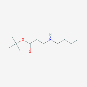 molecular formula C11H23NO2 B3277492 叔丁酸3-(丁基氨基)丙酯 CAS No. 66116-19-6