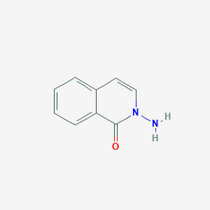 molecular formula C9H8N2O B3277565 2-Amino-1(2H)-isoquinolinone CAS No. 66193-87-1