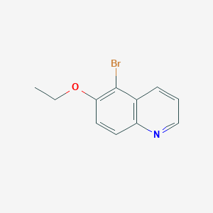 molecular formula C11H10BrNO B3277646 5-Bromo-6-ethoxyquinoline CAS No. 663193-90-6