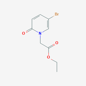 Ethyl 2-(5-bromo-2-oxo-1,2-dihydropyridin-1-yl)acetate