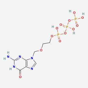 molecular formula C8H14N5O12P3 B3277668 Acyclovir triphosphate CAS No. 66341-18-2