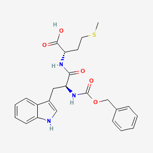 molecular formula C24H27N3O5S B3277817 Z-Trp-met-OH CAS No. 66638-72-0