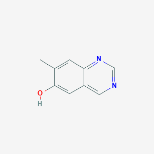molecular formula C9H8N2O B3277837 7-Methylquinazolin-6-ol CAS No. 666735-17-7