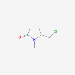 molecular formula C6H10ClNO B3277897 5-(氯甲基)-1-甲基吡咯烷-2-酮 CAS No. 66769-85-5