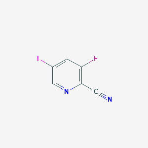 molecular formula C6H2FIN2 B3277969 3-Fluoro-5-iodopicolinonitrile CAS No. 669066-36-8