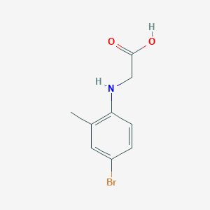 molecular formula C9H10BrNO2 B3277986 2-[(4-溴-2-甲基苯基)氨基]乙酸 CAS No. 66947-37-3