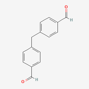 molecular formula C15H12O2 B3278000 4,4'-Methylenedibenzaldehyde CAS No. 67-37-8