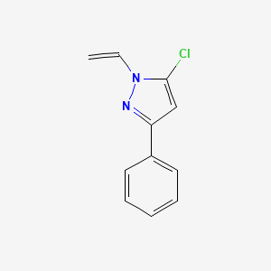 5-Chloro-3-phenyl-1-vinyl-1H-pyrazole
