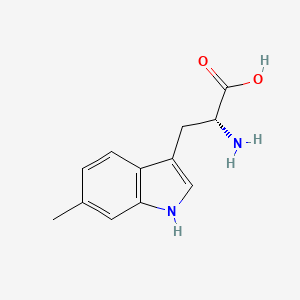 molecular formula C12H14N2O2 B3278014 6-Methyl-D-tryptophan CAS No. 67008-97-3