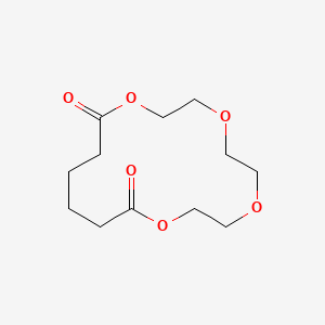 molecular formula C12H20O6 B3278026 1,4,7,10-Tetraoxa-cyclohexadecane-11,16-dione CAS No. 67030-21-1