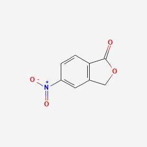 molecular formula C8H5NO4 B3278073 5-Nitroisobenzofuran-1(3H)-one CAS No. 67081-02-1