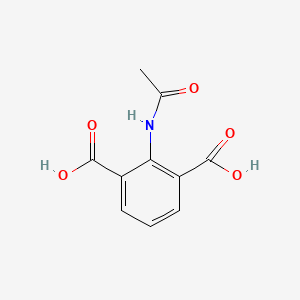 molecular formula C10H9NO5 B3278081 2-Acetamidobenzene-1,3-dicarboxylic acid CAS No. 67081-70-3