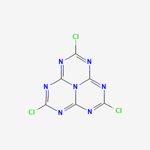 molecular formula C6Cl3N7 B3278100 2,5,8-三氯-1,3,4,6,7,9,9b-七氮杂菲 CAS No. 6710-92-5