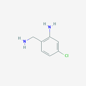 molecular formula C7H9ClN2 B3278141 2-(氨甲基)-5-氯苯胺 CAS No. 67199-65-9