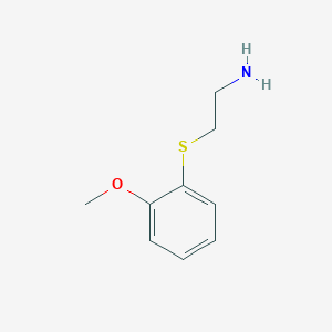 molecular formula C9H13NOS B3278142 2-(2-Methoxy-phenylsulfanyl)-ethylamine CAS No. 67215-18-3
