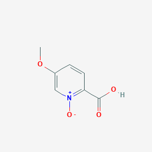 molecular formula C7H7NO4 B3278177 2-Pyridinecarboxylic acid, 5-methoxy-, 1-oxide CAS No. 672957-93-6