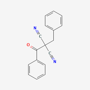 molecular formula C17H12N2O B3278184 2-Benzoyl-2-benzylmalononitrile CAS No. 6731-55-1