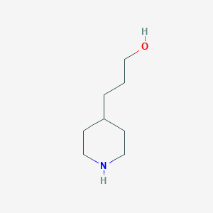 molecular formula C8H17NO B032782 4-哌啶丙醇 CAS No. 7037-49-2