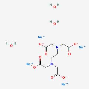 molecular formula C10H18N2Na4O11 B3278203 Ethylenediaminetetraacetic acid tetrasodium salt trihydrate CAS No. 67401-50-7