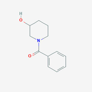 molecular formula C12H15NO2 B3278243 1-Benzoylpiperidin-3-ol CAS No. 67452-86-2