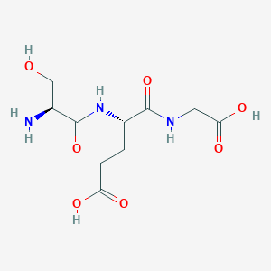 molecular formula C10H17N3O7 B3278267 H-Ser-Glu-Gly-OH CAS No. 67509-32-4