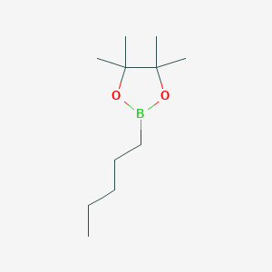 molecular formula C11H23BO2 B3278294 1,3,2-Dioxaborolane, 4,4,5,5-tetramethyl-2-pentyl- CAS No. 67562-21-4