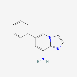 Imidazo[1,2-a]pyridin-8-amine, 6-phenyl-