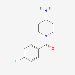 (4-Amino-piperidin-1-yl)-(4-chloro-phenyl)-methanone